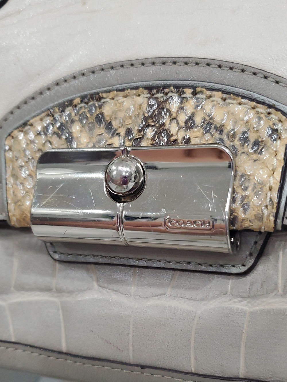 Coach Kristin Spectator Leather Domed Satchel - Picture 8 of 16